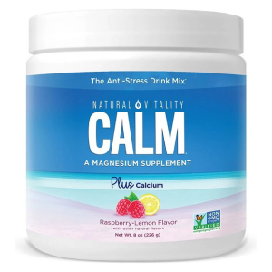 Natural Calm Plus Calcium, Raspberry Lemon (EAN 183405043558) - 226g