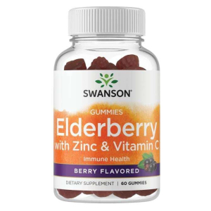 Elderberry Gummies with Zinc & Vitamin C, Berry - 60 gummies