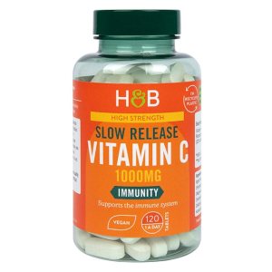 Slow Release Vitamin C, 1000mg - 120 vegan tabs
