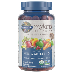 Mykind Organics Men's Multi 40+ Gummies, Organic Berry - 120 vegan gummy drops
