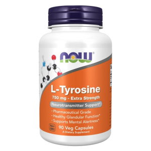 L-Tyrosine, Extra Strength 750mg - 90 vcaps