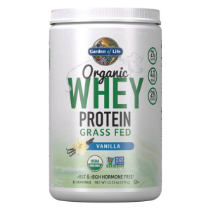 Organic Whey Protein - Grass Fed, Vanilla - 378g