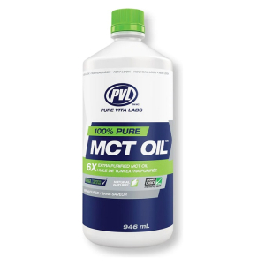 100% Pure MCT Oil, Unflavoured - 946 ml.