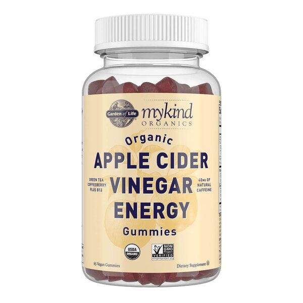 Mykind Organics Apple Cider Vinegar Energy Gummies - 63 vegan gummies