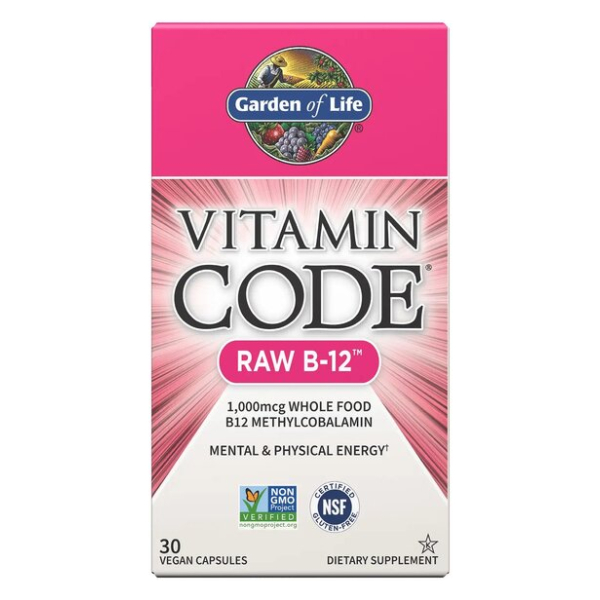 Vitamin Code Raw B-12 - 30 vegan caps