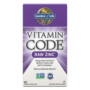 Vitamin Code Raw Zinc - 60 vegan caps