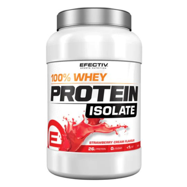 100% Whey Protein Isolate, Strawberry Cream - 908g