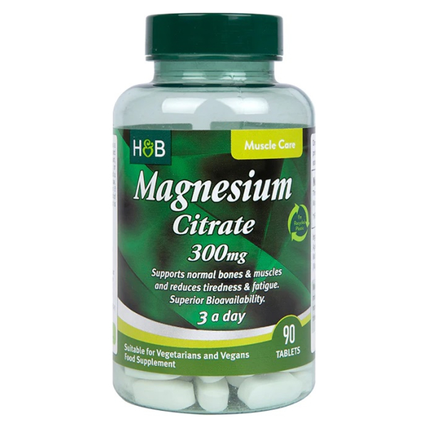 Magnesium Citrate, 300mg - 90 tabs