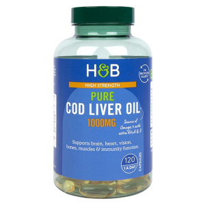 Cod Liver Oil, 1000mg - 120 caps