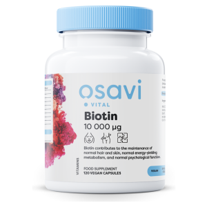 Biotin, 10 000mcg - 120 vegan caps