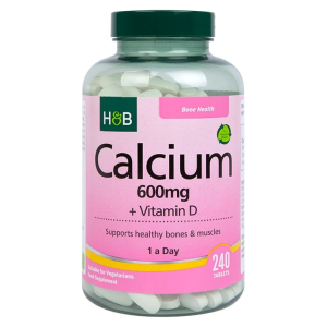Calcium, 600mg with Vitamin D - 240 tabs
