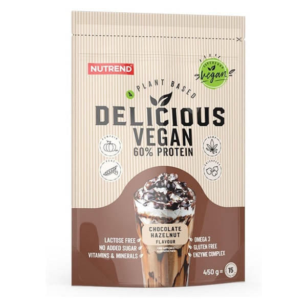 Delicious Vegan, Chocolate Hazelnut - 450g