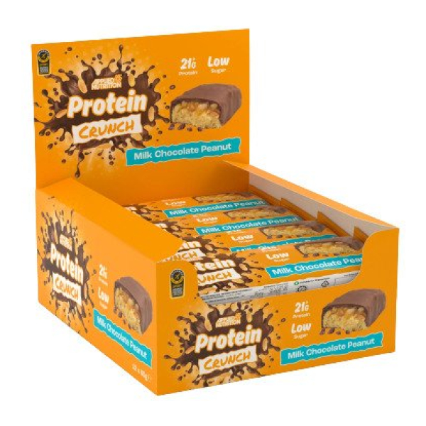 Applied Protein Crunch Bar, Milk Chocolate Peanut - 12 x 65g
