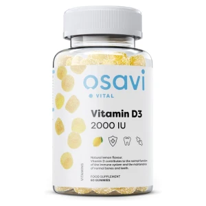 Vitamin D3, 2000IU (Lemon) - 60 gummies