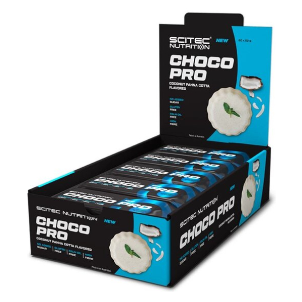 Choco Pro Bar, Coconut Pannacotta - 20 x 50g