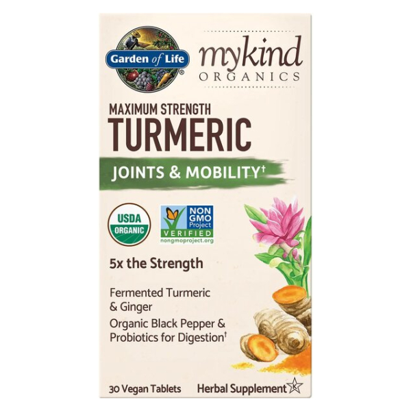 Mykind Organics Maximum Strength Turmeric - 30 vegan tabs