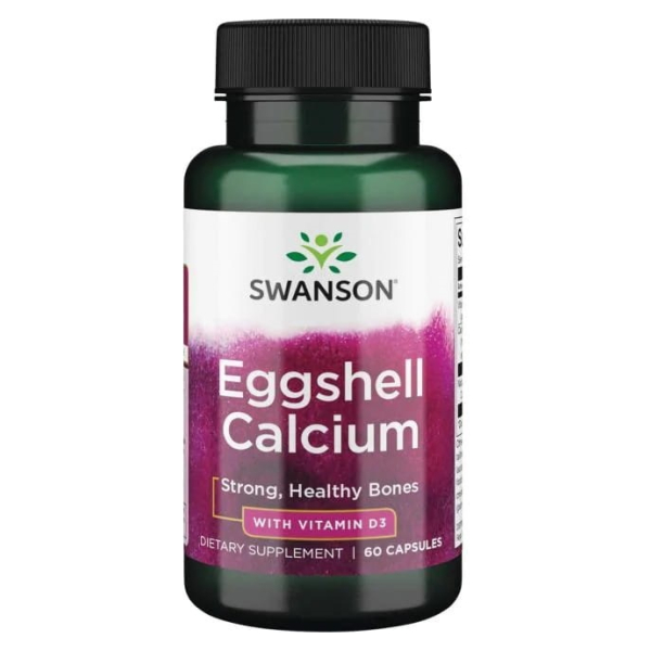 Eggshell Calcium with Vitamin D-3 - 60 caps