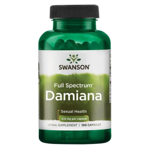 Damiana, 510mg - 100 caps