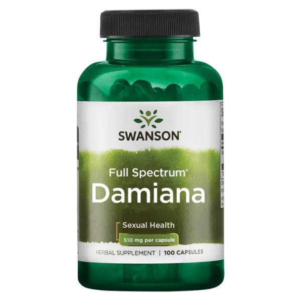 Damiana, 510mg - 100 caps