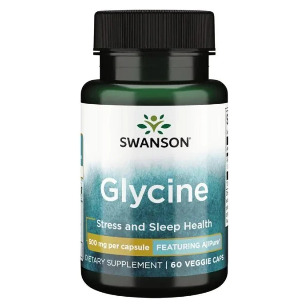 Glycine, 500mg - 60 vcaps