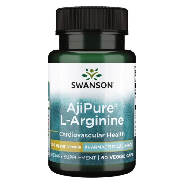 AjiPure L-Arginine, 500mg - 60 vcaps