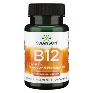 Vitamin B12, 500mcg - 100 caps