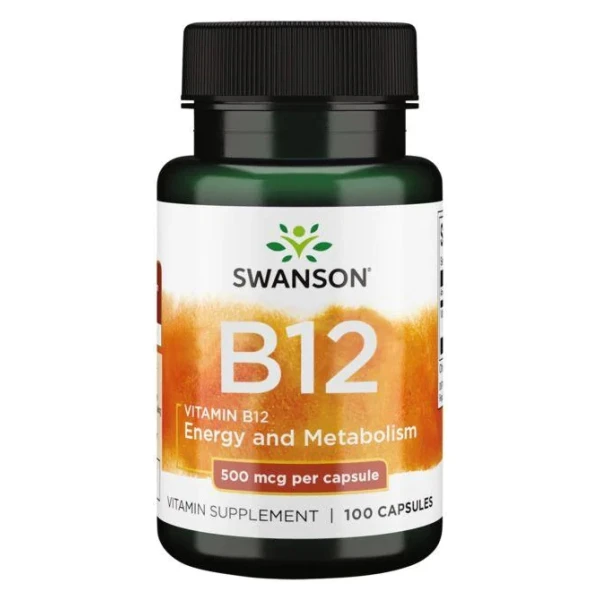 Vitamin B12, 500mcg - 100 caps