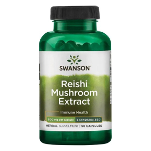 Reishi Mushroom Extract, 500mg - 90 caps