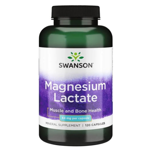 Magnesium Lactate, 84mg - 120 caps