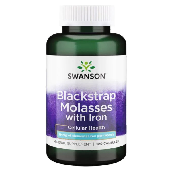 Blackstrap Molasses with Iron, 29mg - 120 caps