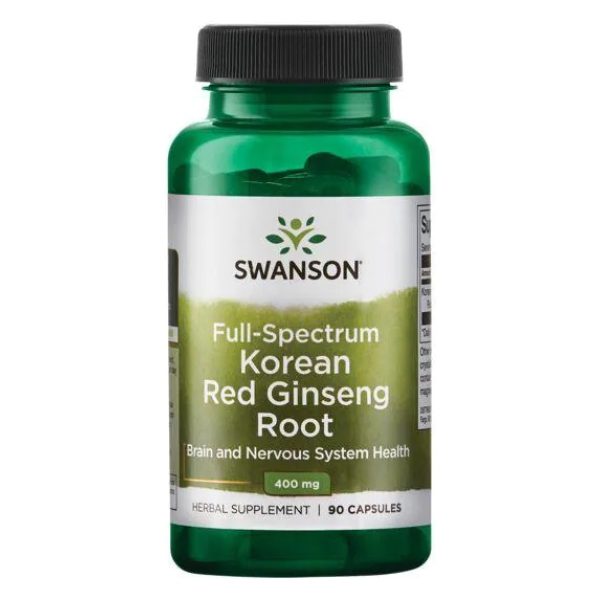 Full Spectrum Korean Red Ginseng Root, 400mg - 90 caps