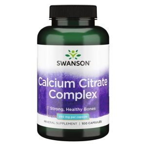 Calcium Citrate Complex, 250mg - 100 caps