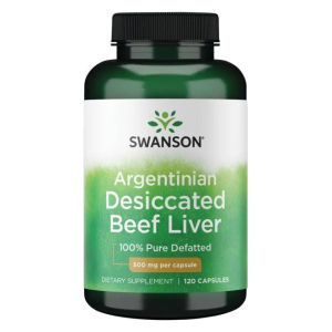 Argentinian Desiccated Beef Liver, 500mg - 120 caps