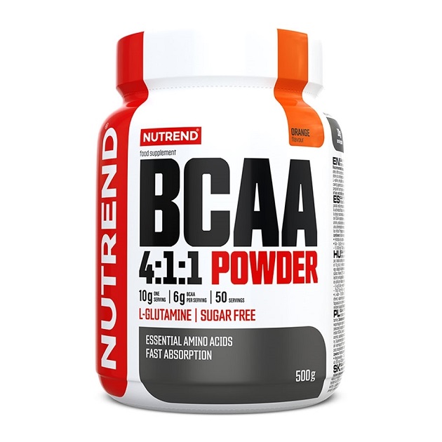 BCAA 4:1:1 Powder, Orange (EAN 8594014860887) - 500g
