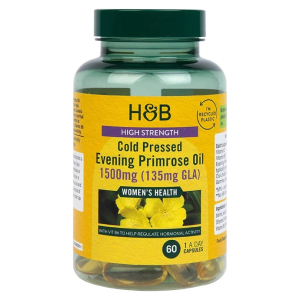 High Strength Cold Pressed Evening Primrose Oil, 1500mg - 60 caps (EAN 5059604602214)