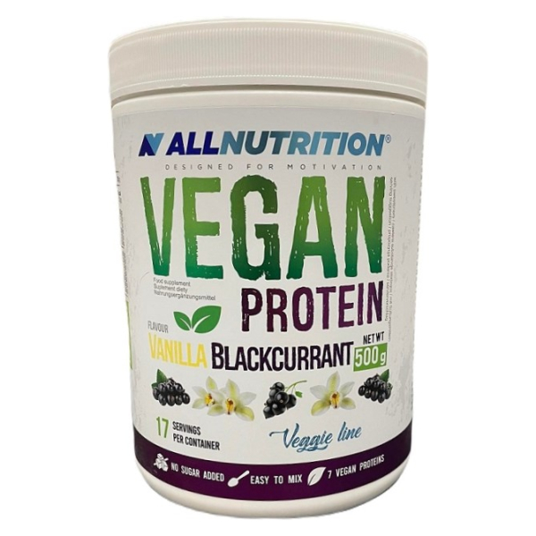 Vegan Protein, Vanilla Blackcurrant - 500g