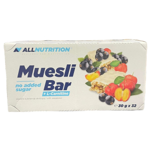 Muesli Bar + L-Carnitine, Yoghurt & Blackcurrant - 32 bars
