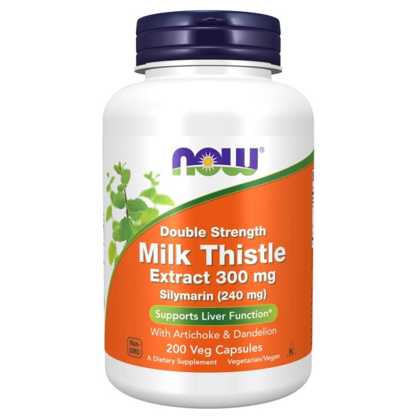 Milk Thistle Extract with Artichoke & Dandelion, 300mg - 200 vcaps