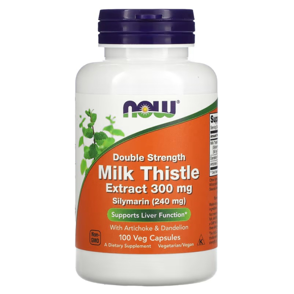 Milk Thistle Extract with Artichoke & Dandelion, 300mg - 100 vcaps