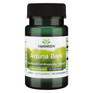 Arjuna Bark (10:1) Extract, 40mg - 60 caps