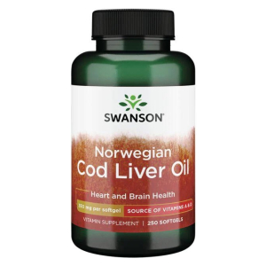 Norwegian Cod Liver Oil, 350mg - 250 softgels