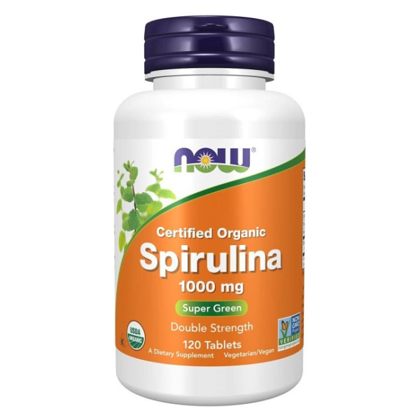 Spirulina Organic, 1000mg - 120 tabs