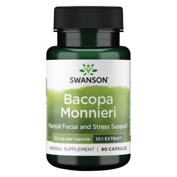 Bacopa Monnieri 10:1 Extract, 50mg - 90 caps