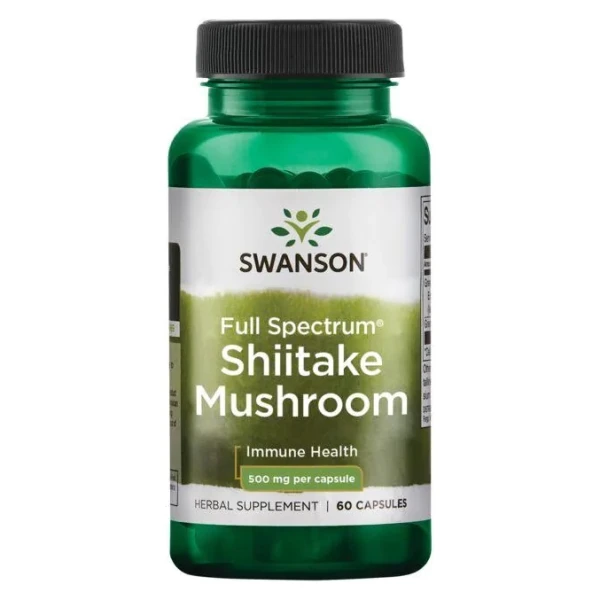 Full Spectrum Shiitake Mushroom, 500mg - 60 caps