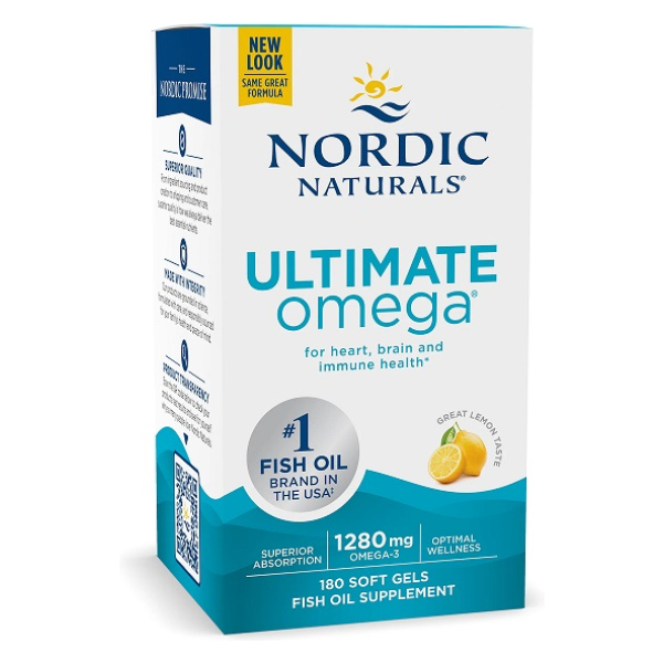 Ultimate Omega, 1280mg Lemon - 180 softgels