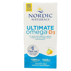 Ultimate Omega-D3, 1280mg Lemon - 120 solfgels