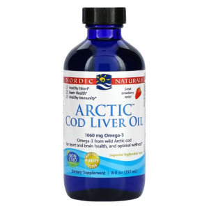 Arctic Cod Liver Oil, 1060mg Strawberry - 237 ml.
