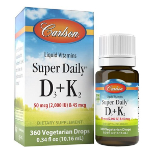 Super Daily D3 + K2, 2000 IU - 10 ml.