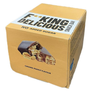 Fitking Delicious Snack Bar, Caramel Peanut - 24 x 40g