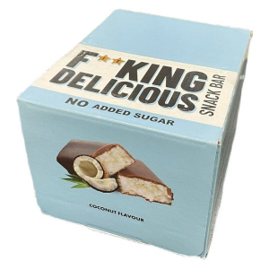 Fitking Delicious Snack Bar, Coconut - 24 x 40g